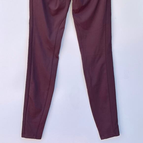 Athleta Headlands Hybrid Trek Hiking Tight Antique Burgundy Women's size 4 TALL - Picture 13 of 16